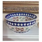 Blue Rose Polish Pottery