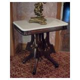 Eastlake White Marble Top Table