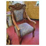 Walnut Parlor Chair 