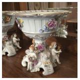 Von Schierholz ‘Fruit bowl with cherubs’ Porcelain 