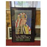 Rudolph Valentino Poster Painting Circa 1920