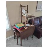 Vintage Dropleaf Table with 4 chairs