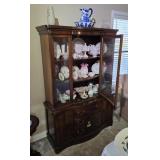 Lenoir House Curved Glass China Cabinet