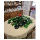 Green/Emerald Depression Glass (Anchorware)