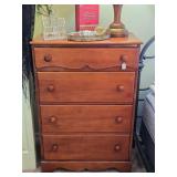 Vintage Maple Bedroom Set (Dresser, Vanity, Side Table)
