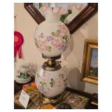Fenton Art Glass “Gone with the Wind” Lamp