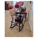 Antique Windsor Rocking Chair
