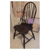 Antique Windsor Style Spindle Wood Chair