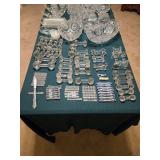 Antique Crystal Knife Rests