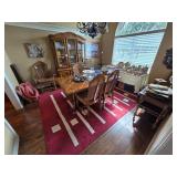 Dining Table/6 chairs with China Cabinet