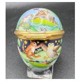 Halcyon Days Enamels Trinket Box Easter Egg