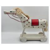 Handcrafted By Dudley And Emilie Fuller National Williamsburg Foundation Pull Toy Horse