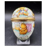 Teddy Bears’ Picnic Halcyon Days Enamel Easter Egg Trinket Box