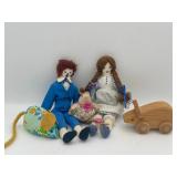 (5) Vintage Toys Featuring Forest Craft