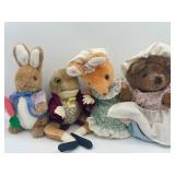 (4) Vintage Eden Stuffed Animals