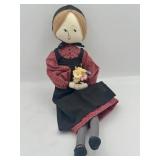 P. Buckley Moss Sarah LE Doll Limited Edition 907/1,000