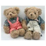 Brittany & Benjamin Russ Teddy Bears Vintage