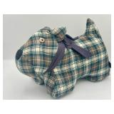 Vintage GAP Plaid Tartan Scottie Dog Plush Toy
