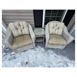 Patio Set - (2) Chairs And A Table