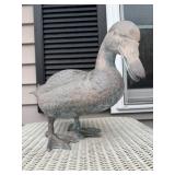 Metallic Hollow Duck Statuary
