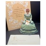 Meg From Little Women Hand Painted Franklin Porcelain Figurine By Tasha Tudor