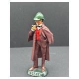 3” Pewter Painted Sherlock Holmes Figurine