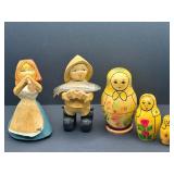 Wooden Figurine Lot