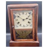 Antique Mantle Clock With Key
