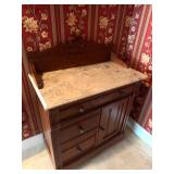 Marble Top Wash Cabinet