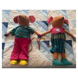 (2) Barbara Sansoni Stuffed Mice
