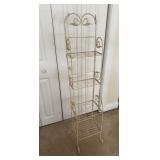 Four Tier Rustic Metal Rack