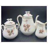 Antique Late 1800s Haviland Limoges (3) Piece Set