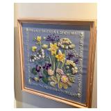 "When Daisies Pied. . ." Embroidery by Barbara Elleman