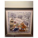 When Icicles Hang. . . Embroidery by Barbara Elleman