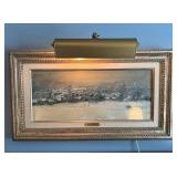 Authenticated “Le Jardin Ferrique” 1979 Watercolor Painting by Bernard Gantner