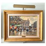 Original Canvas Painting by Antoine Blanchard with Certificate of Authenticity