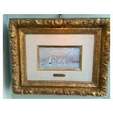 Authenticated Painting "Temps Doux sur la Touques" by Andre’ Hambourg