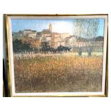 Large Authenticated Original Canvas Painting “Les Tuteurs” by Andre’ Bourrie’