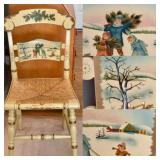 1982 Children’s Homecoming Hitchcock Chair 41/500 M Morgan