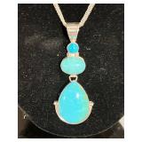 Sterling & Turquoise Necklace