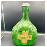 Green Glass Ozarka Water Jug