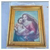 Madonna & Child Framed Print