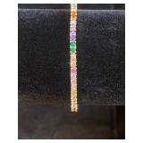 925 silver tennis bracelet