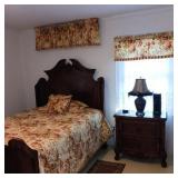 Continental Queen Bed & Nighttable