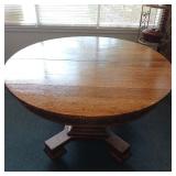 Antique Mission Arts & Crafts Tiger Oak Dining Table