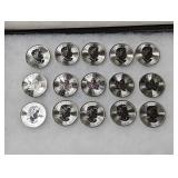 $5 Canada Maple Leaf 1oz silver coins