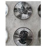 $5 Canada Maple Leaf 1oz silver coins