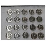 1964 silver Kennedy Half Dollars