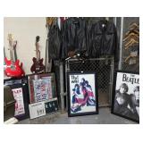 Dempsey Auctions Rock & Roll Art, Baseball, Fishing, TV's, Black powder guns