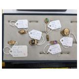 Dempsey Auctions Gold, Sterling silver, Americana, Wool Felt